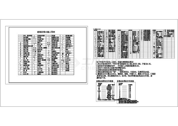 常熟某乡镇多层住宅楼全套建筑施工设计cad图纸-图一