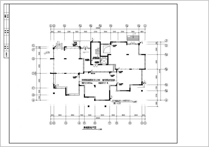 北方某小区高层住宅楼、高档洋房全套电气CAD设计图纸_图1