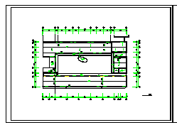 某小学建筑cad施工方案设计图(总平面)-图一