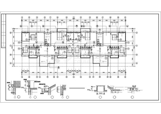 【最新】某小区高层经济适用房建筑设计CAD图纸-图二
