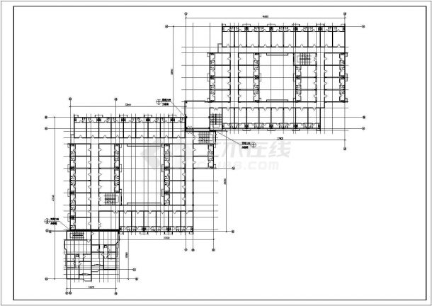 【最新】某家属区公寓楼建筑设计CAD图纸-图一