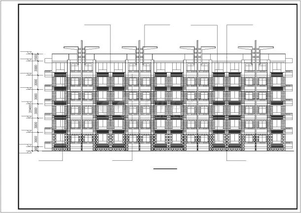 【最新】某研究生公寓楼建筑设计CAD图纸-图一