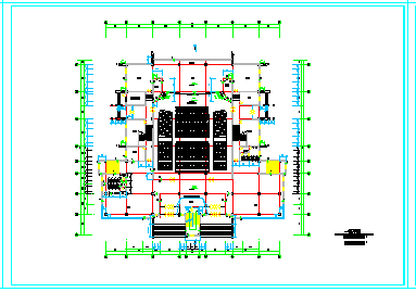 某学校艺术中心全套建筑设计CAD图（含设计说明）-图二
