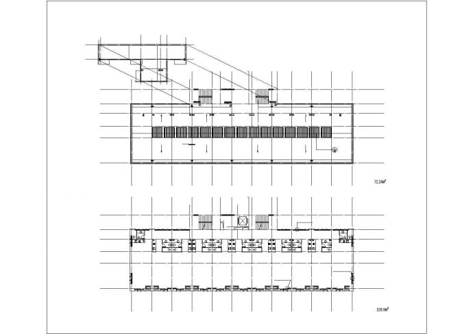 4740平米7层框混结构商住公寓楼建筑设计CAD图纸（1-2层商用）_图1