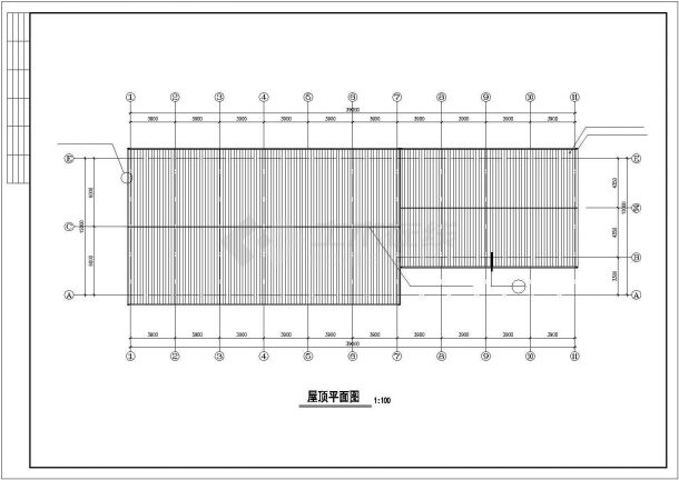 成都市某公司850平米双层砖混结构办公综合楼建筑设计CAD图纸-图一