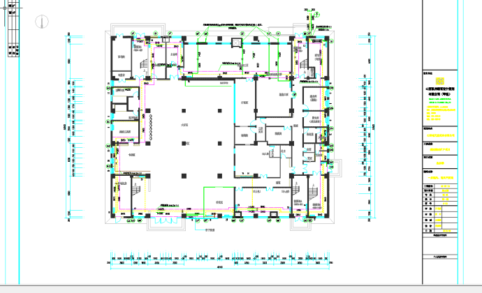 某地多层生活楼供暖通风系统设计施工图_图1