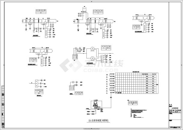 国内知名设计院江苏省某档案馆强弱电电气设计图全套CAD图-图二