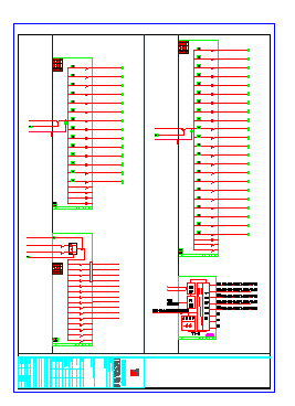 贵州棚户区改造配套小学教学楼电气施工图CAD详图-图二