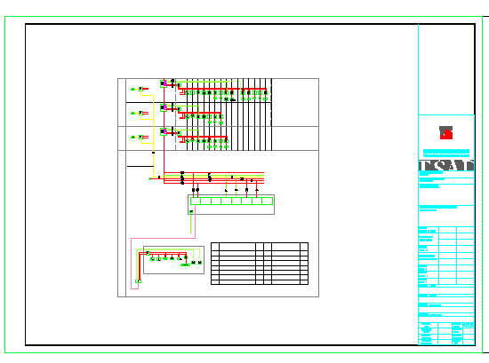 贵州棚户区改造配套小学教学楼电气施工图CAD详图
