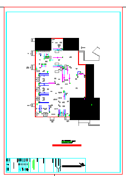 贵州某中医院发热门诊改造电气施工图CAD详图-图二