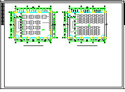 某中学图书综合楼cad建筑全套施工图-图一