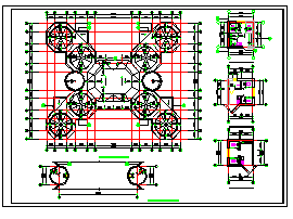 欧式幼儿圆建筑设计CAD施工图-图二