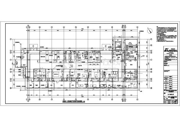贵州某航空动力控制厂房改造暖通设计CAD图纸-图二