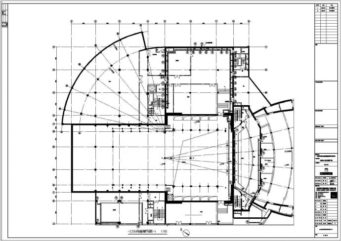金花大剧院散热器及地暖系统全套设计CAD图纸_图1