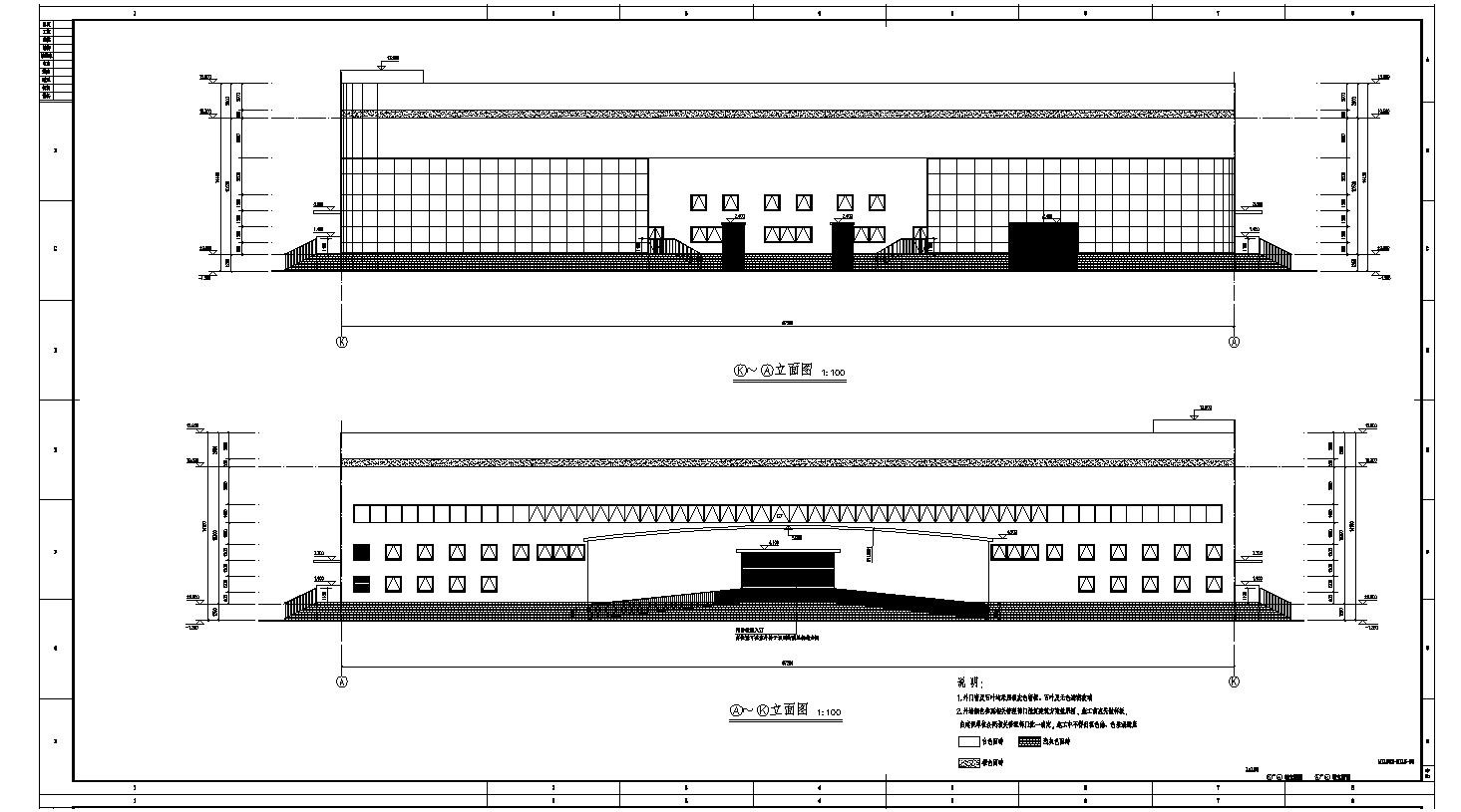 某物流仓库地下冷库全套建筑施工cad图纸