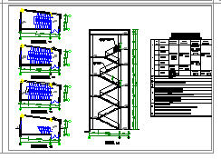 学校食堂建筑施工设计CAD图-图二