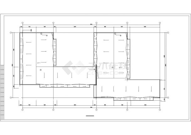 某电子厂砖混宿舍楼设计方案CAD图纸-图一