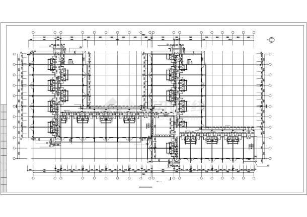 某电子厂砖混宿舍楼设计方案CAD图纸-图二