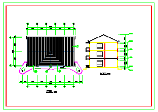 某地幼儿园建施设计CAD图纸_图1