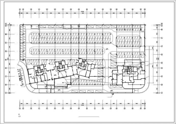 广州市某大型百货商场的地下停车库全套电气设计CAD图纸_图1