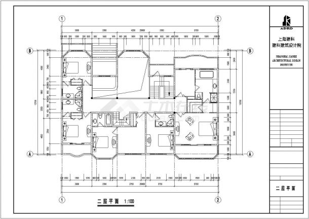 南京建邺区某村镇2层砖混结构别墅楼全套平面设计CAD图纸（含半地下室）-图一