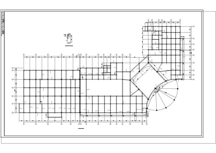 某地区高层酒店结构建筑详细设计施工CAD图纸_图1