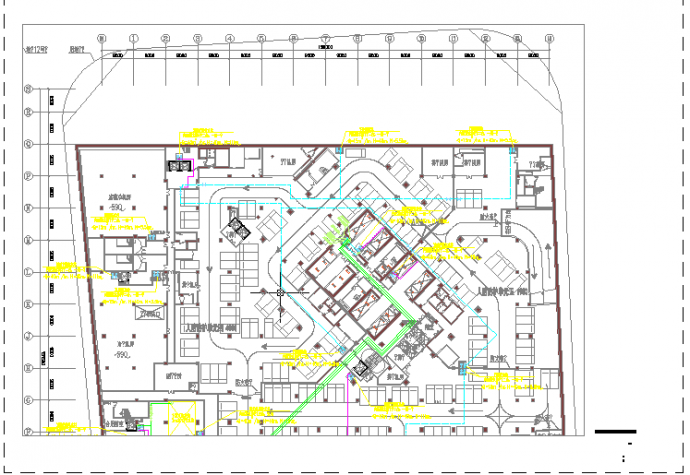 超高层办公_剧场给排水消防设计图_图1