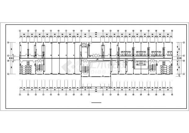 某地区高层办公楼全套电气设计方案施工CAD图纸-图二