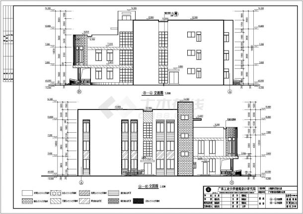 某地区三层幼儿园建筑设计方案施工CAD图纸-图一