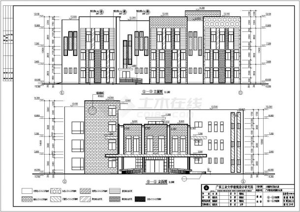 某地区三层幼儿园建筑设计方案施工CAD图纸-图二