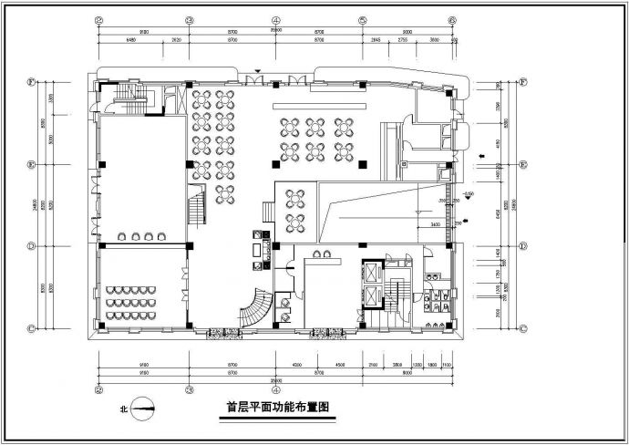 某地区高级酒店建筑设计方案施工CAD图纸_图1