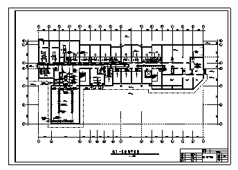 空调设计_某市五层带地下一层科技培训中心空调系统设计cad图纸-图一