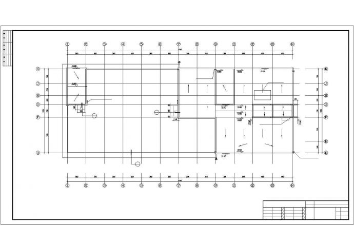 武汉市某公司五层框混结构行政办公楼建筑设计CAD图纸_图1