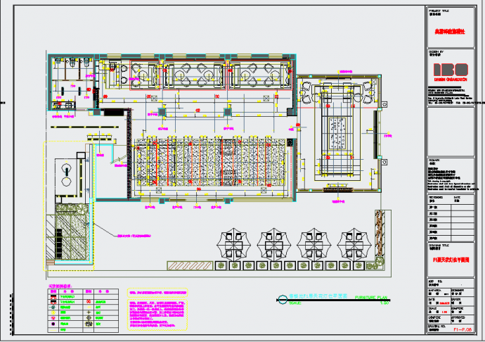 多层现代风售楼处铺装平面CAD参考图_图1