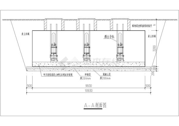 雨水提升泵站（360吨/小时）-图二