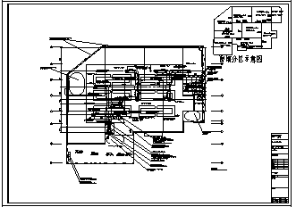 空调设计_某二层带地下二层停车场及农贸市场空调暖通施工cad图纸-图二