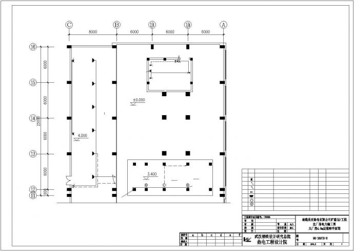 某厂房变电所电气平面设计图纸_图1