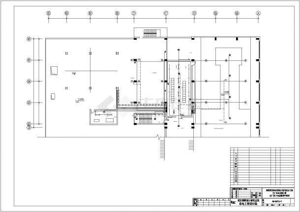 某厂房变电所电气平面设计图纸-图二