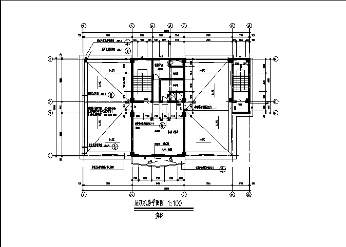 扬州某14层酒店综合楼建筑设计施工cad图纸（含地下一层）_图1