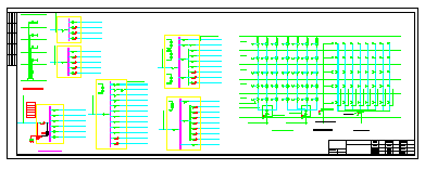 初中学校五层教学楼电气cad设计施工图纸_图1