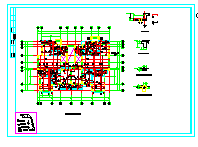 纯剪力框架结构住宅楼结构设计cad施工图纸_图1