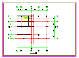 错层别墅建筑结构CAD施工图纸-图一
