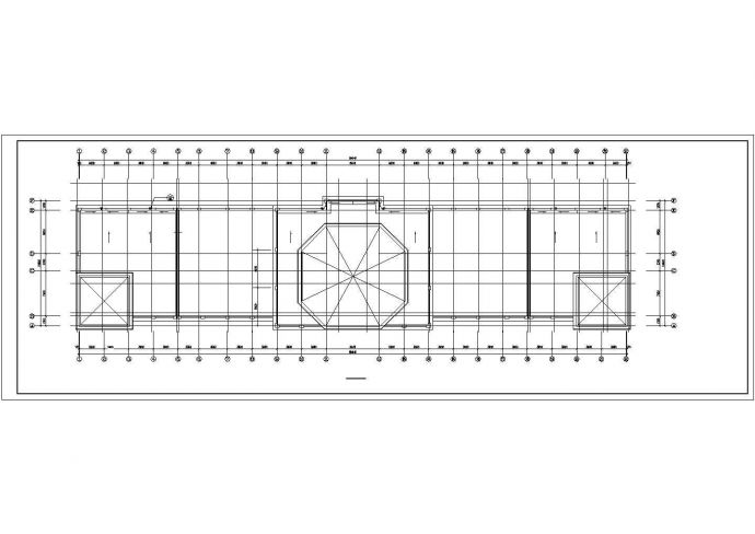 湖州市劳动路某8800平米6层框架结构商务酒店建筑设计CAD图纸_图1