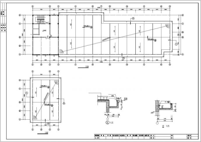 南宁市某街道1.2万平米8层框架结构连锁旅馆建筑设计CAD图纸_图1
