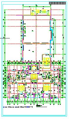 某地区带底层商业的多层住宅CAD设计施工图纸-图二