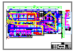 电子车间净化空调系统cad平面图纸-图二
