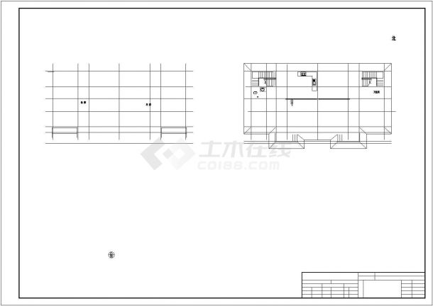 无锡半岛别墅区420平米3层砖混结构别墅楼建筑设计CAD图纸（含结构图）-图一