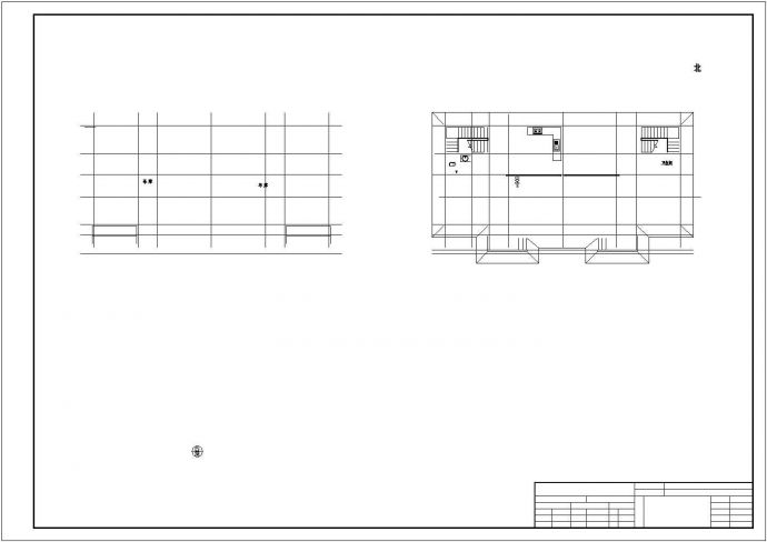 无锡半岛别墅区420平米3层砖混结构别墅楼建筑设计CAD图纸（含结构图）_图1