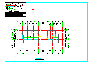 多层底框结构商务住宅综合楼结构cad施工设计图纸-图二