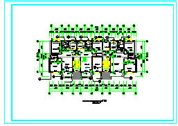 多层公寓住宅楼建筑设计全套CAD施工图纸-图一